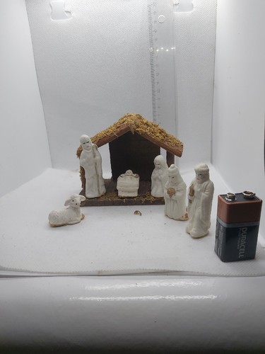 Personaggio presepe vintage - presepe,