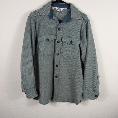 Giacca camicia lana - , vintage