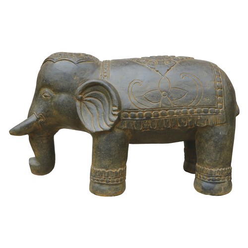 Elefante pietra 100 cm - in,