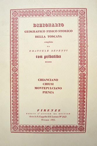 Repetti dizionario geografico - dizionario,