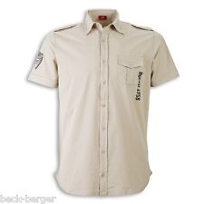 DUCATI RETRO Meccanica camicia manica corta beige nuova!!