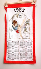 SARAH KAY 1983 ELi italy strofinaccio towely calendario 1983 usato