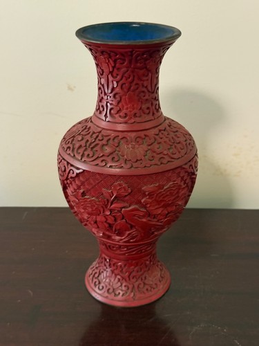 Vaso vintage cinese lacca - in,