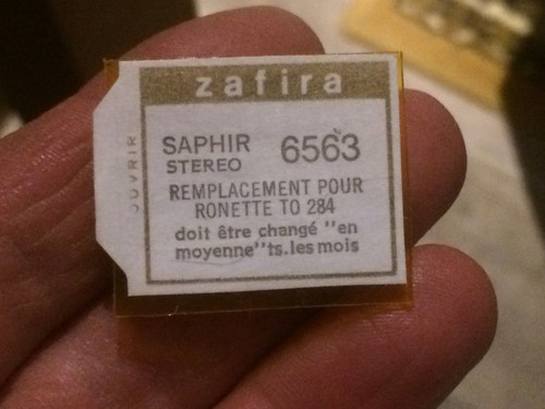 Saphir stéréo zafira - stéréo,