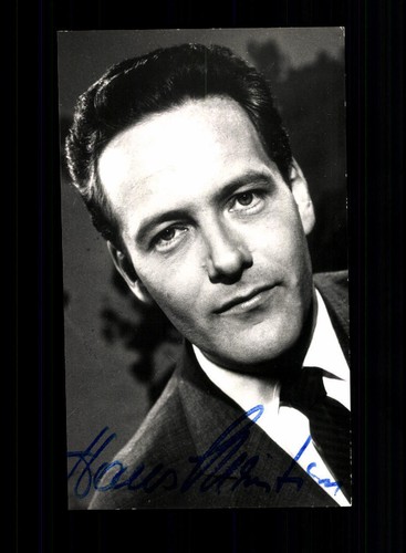 Biglietto autografo hans hass - hans,