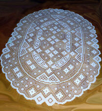 Tovaglia "Filet" ovale bianco