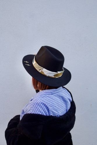 Cappello fedora decorato - fedora,
