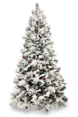 Albero natale innevato - di,