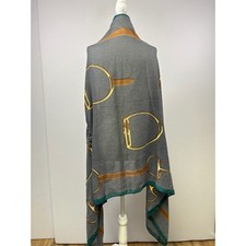 Sciarpa donna OS verde nero