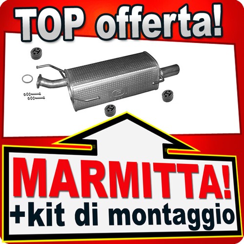 Silenziatore posteriore per - silenziatore,