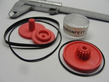 Per GRUNDIG CF7300 CF7200 CF7100 CF30 CF20 Kit Riparazione Cinghie e Ingranaggi