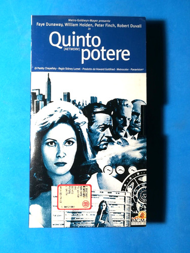 Vhs film quinto potere - film,