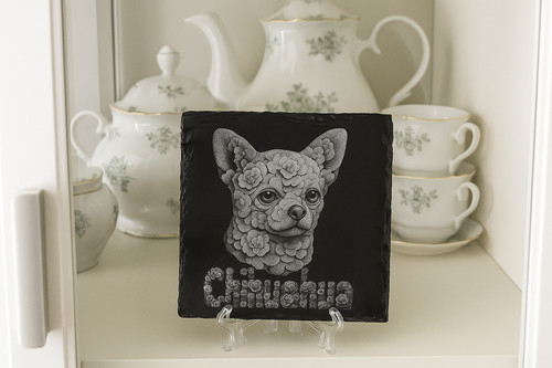 Chihuahua piastra ardesia - di,