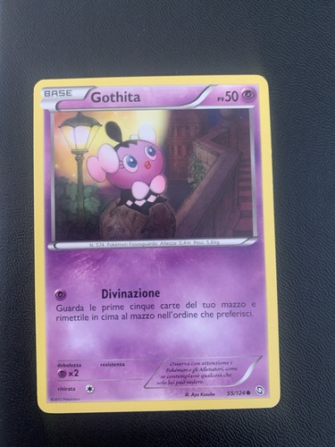 Carta pokemon gothita stirpe - carta,