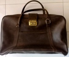 VALIGIA VINTAGE ANNI 70 DUE MANICI - CHIUSURA E CERNIERE OK - PATINA DEL TEMPO