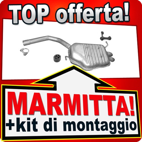 Silenziatore posteriore per - silenziatore,