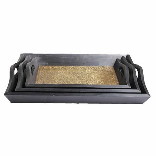 Artigianato legno ottone - legno, e