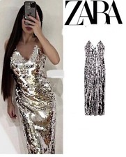 ZARA ABITO DONNA NUOVO ARGENTO