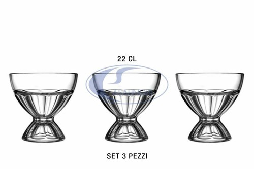 Coppa vetro set cl - coppa, pz.