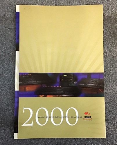 Brochure concessionaria yamaha - brochure,