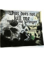 Dollaro Teschio Gotico Dark Dollar Bill Money Arte Dipinto a Mano Perticaroli