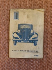 libretto uso e manutenzione