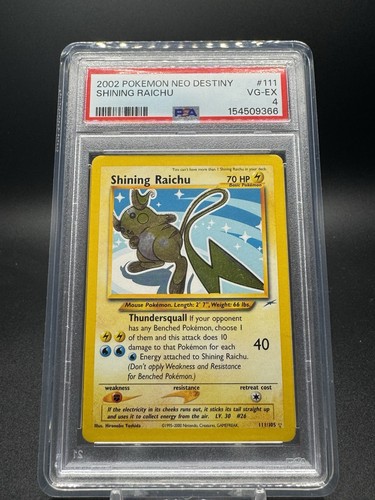 Neo destiny shining raichu - destiny,