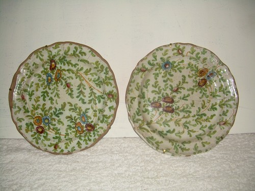 Due piatti maiolica - maiolica,