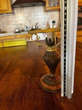 Base per lampada in rame d'epoca da elettrificare