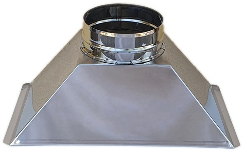 Cappa per forno legna - per, in