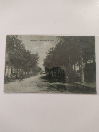 Cartolina benevento viale - benevento,