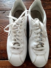 Nike Classic Cortez Pelle BIANCO Misura US 9 UK 8 EU 42,5. Usate poco.