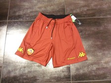 5100 TG XS ROMA KAPPA PANTALONCINI GARA ROSSI RED MATCH SHORTS PANTALONCINO