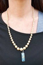 Vintage Collana Di Perle Vere