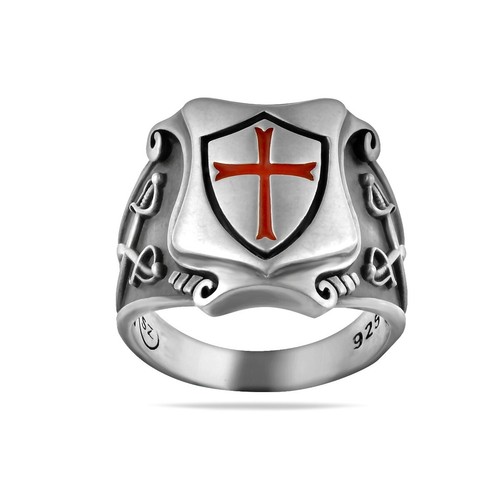 Anello cavalieri templari - cavalieri,