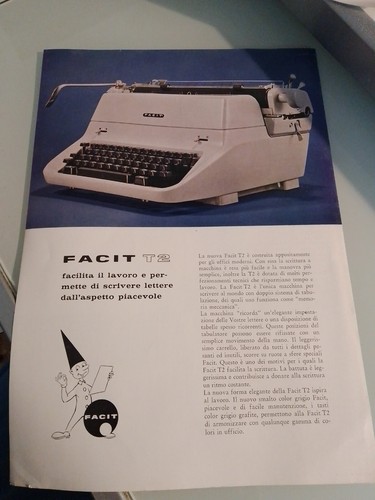 1960 facit macchina da - 1960,