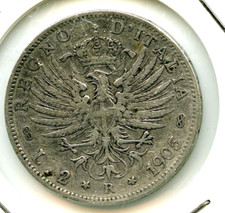 VITTORIO E. III - LIRE  2 AQUILA  1905