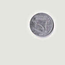 REPUBBLICA ITALIANA MONETA da 10 LIRE del 1955 in alluminio