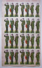 FOGLIO SOLDATINI DI CARTA