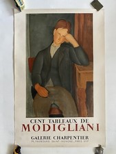 Affiche originale modigliani - affiche,
