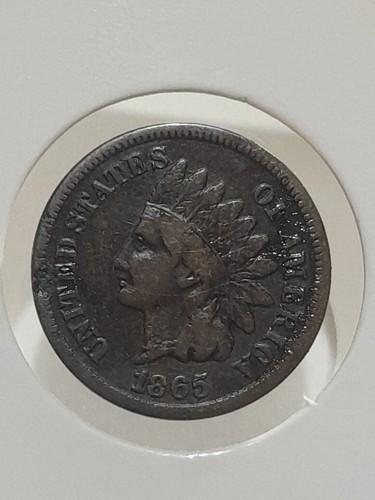 One cent 1865 indian - , "indian