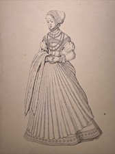 Costume da donna antico moda