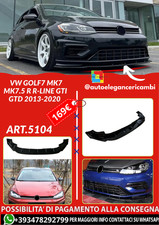 💕ART.5104  SPLITTER   VW Golf7 MK7 MK7.5 R R-Line GTI GTD 2013-2020 💕