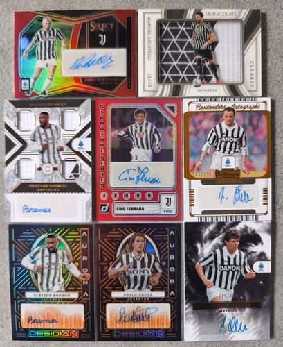 Card juventus autografate - card,