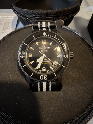 Blancpain swatch fifty - blancpain,