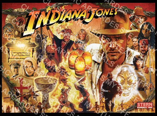 Indiana jones stern pinball - stern,