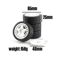 4x Pneumatici per 1/10 RC Rally Cars WRC Claw 43 Ken Block Fiesta Fifteen52 XV01 TT02