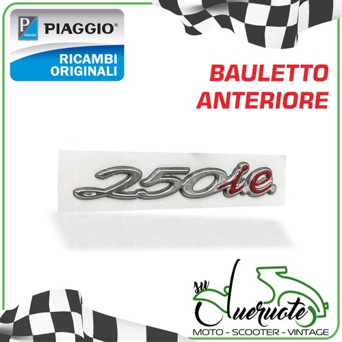 Targhetta bauletto anteriore - targhetta,