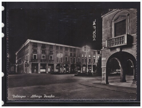 Cartolina valdagno albergo - valdagno,