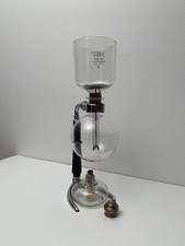 Cona Macchina Caffè Caffettiera Epoca a Fiamma da Collezione Made In England